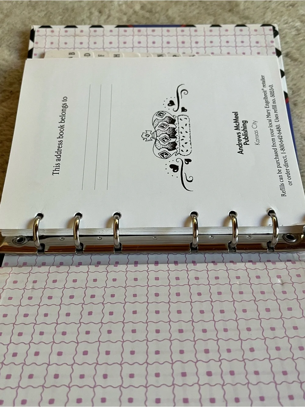 Mary Engelbreit Address Book